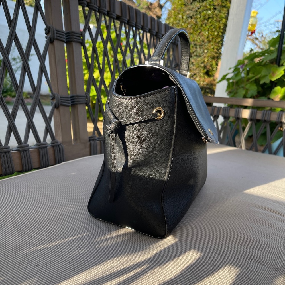 Kate Spade Lilah leather black satchel bag - Picture 3 of 8